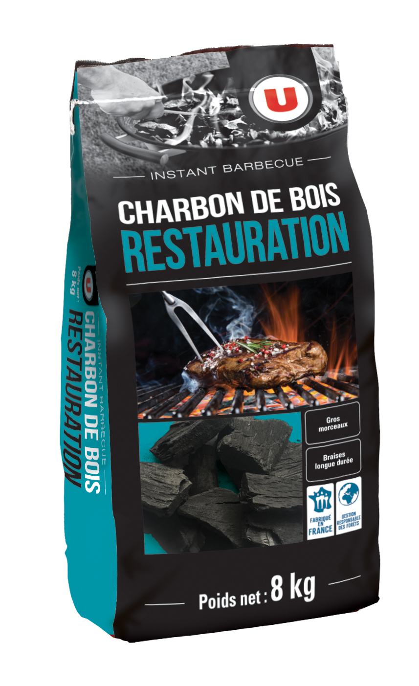 CHARBON BOIS U RESTAURATION (8 Kg)