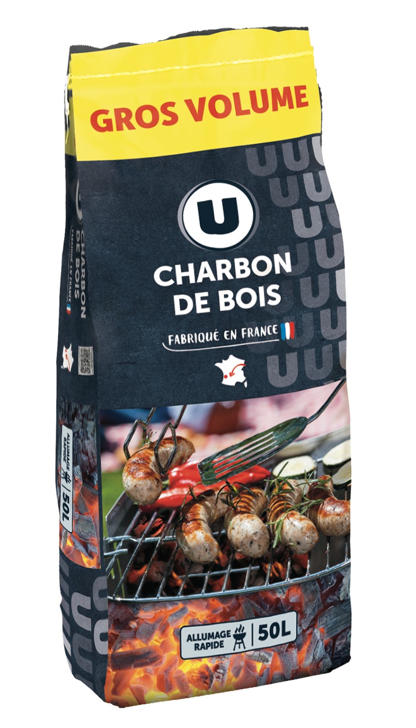 Charbon de bois 50L Gros volume (50 L)