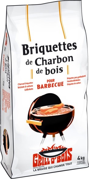 Grill O' bois Briquettes (4 Kg)