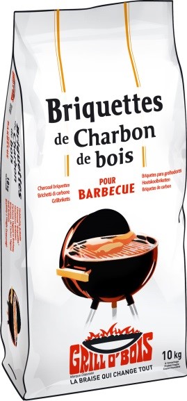 Grill O' bois Briquettes (10 Kg)