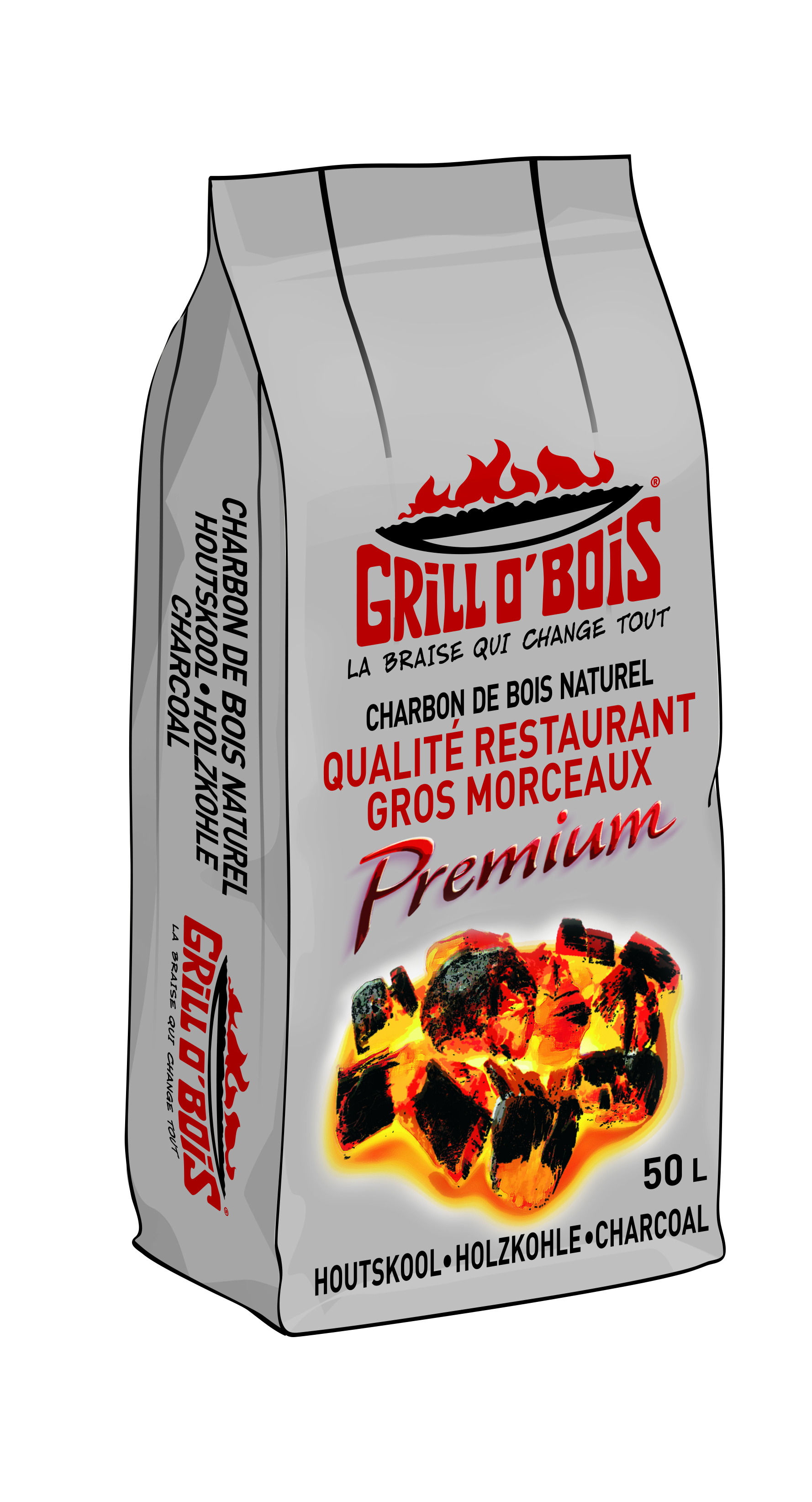 Grill O' Bois Premium (50 L)