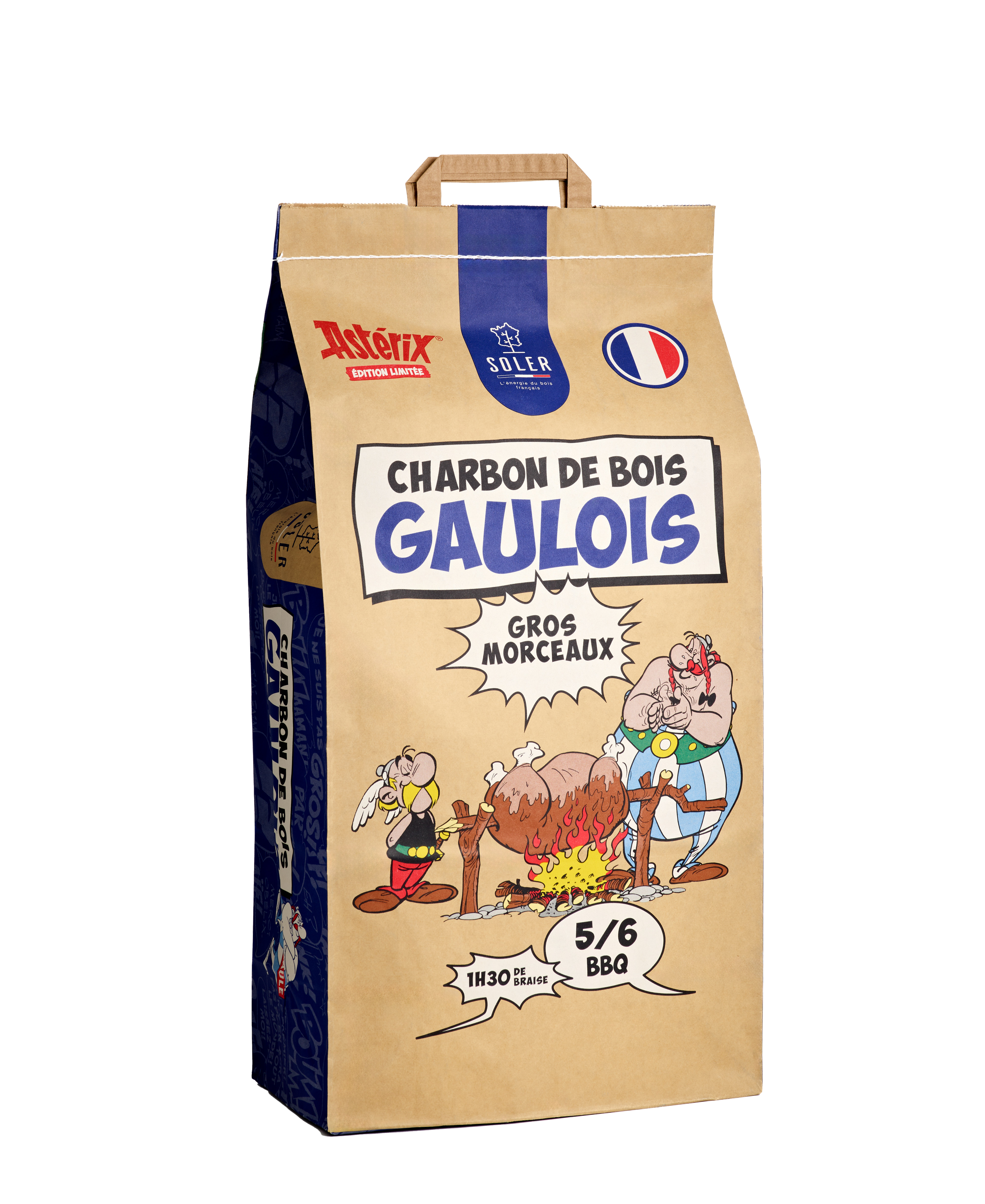 Charbon de bois Gaulois Gros Morceaux (30 L)