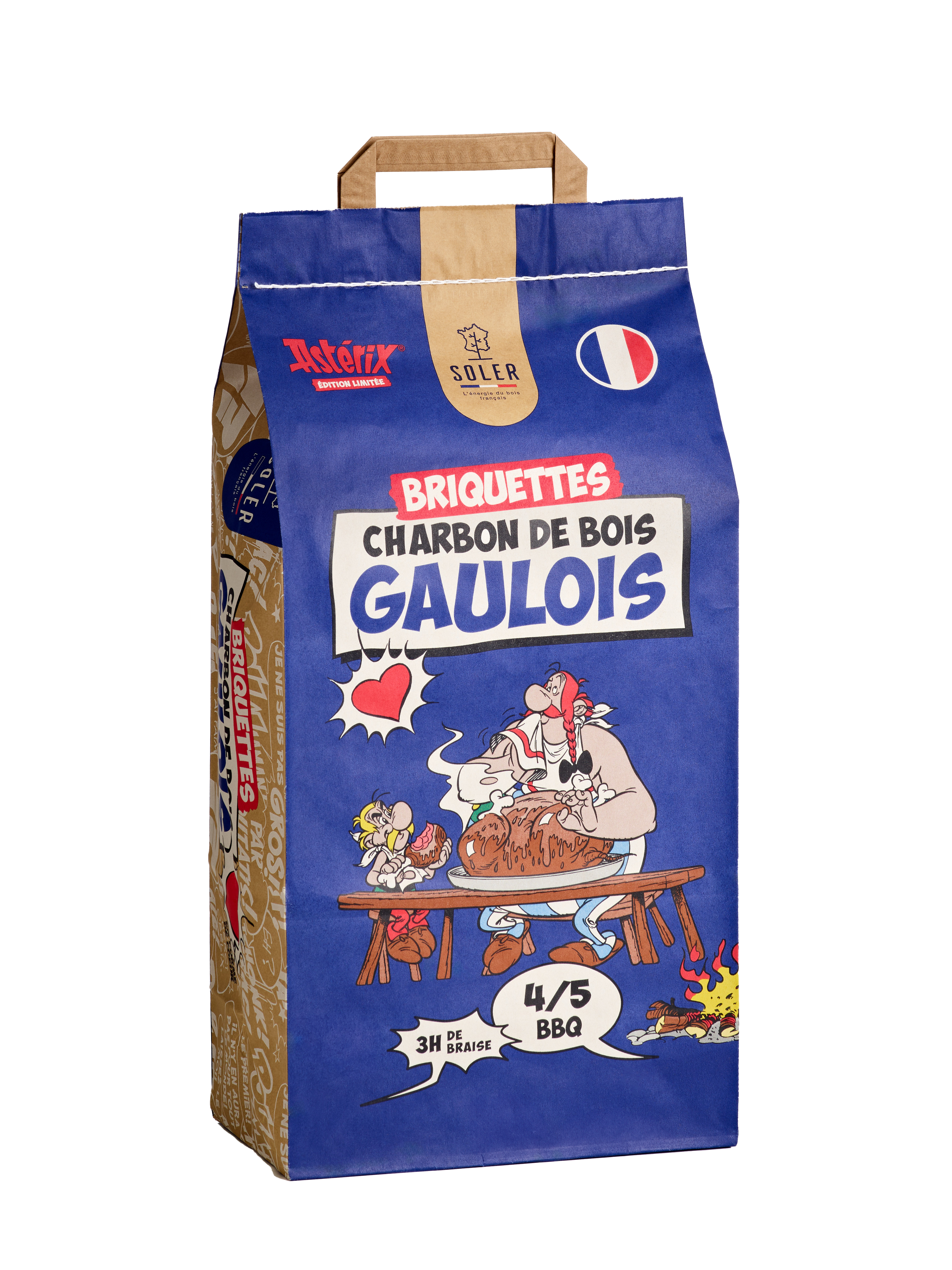 Charbon de bois Gaulois Briquettes (5 Kg)